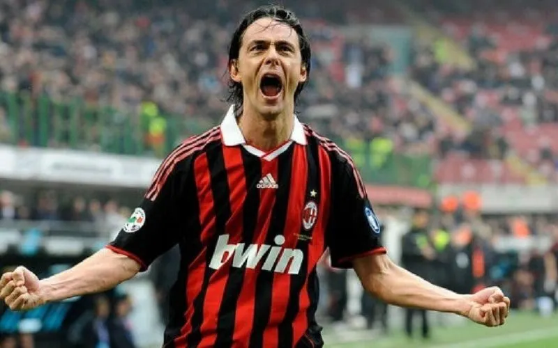 cầu thủ mang áo số 9 Filippo Inzaghi - Cầu thủ huyền thoại của đất nước Italia